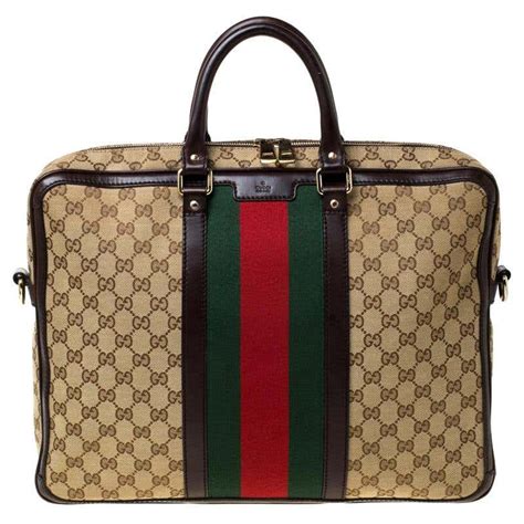 briefcases gucci|Gucci briefcase for sale.